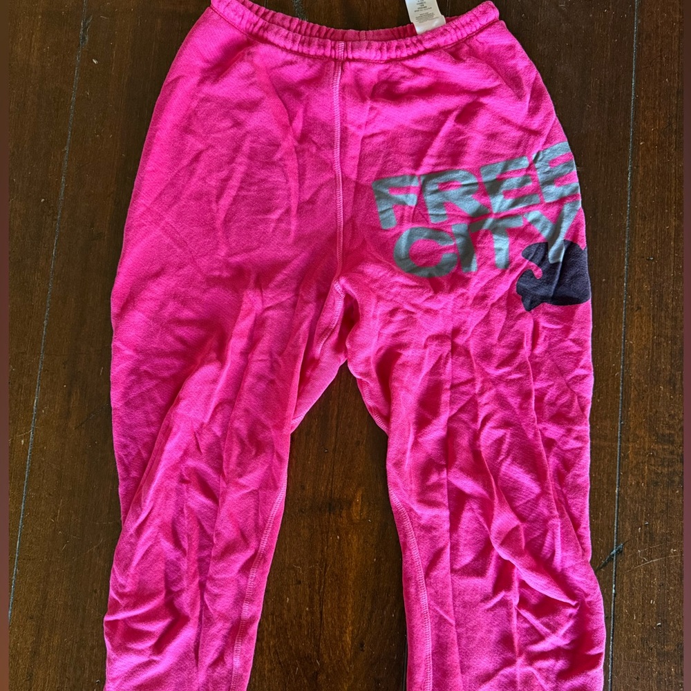 Freecity Pink Jogger Pants